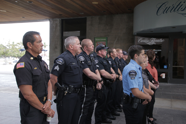 Brea Police and Fire Attend Ceremony 